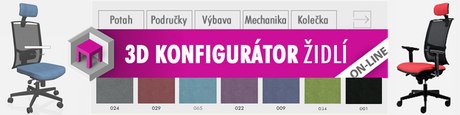 3D KONFIGURÁTOR ŽIDLÍ