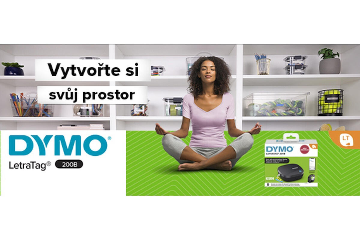 Stitkovacka Štítkovač Dymo Letratag 200B, Bluetooth připojení, termální tisk, šířka ...