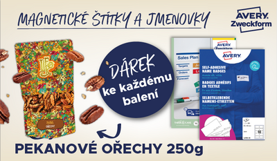 Magnetické štítky a jmenovky Avery