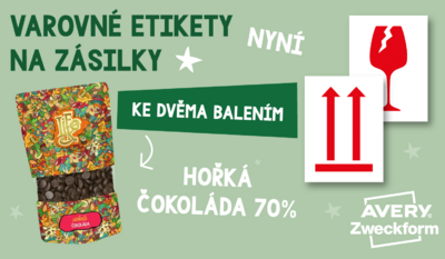 Varovné etikety Avery