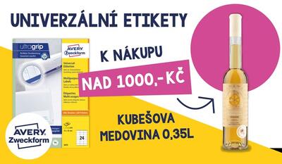 Akce kupuj univerzální etikety Avery