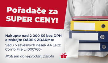 Pořadače za super ceny