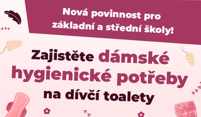 Dámské hygienické potřeby do škol
