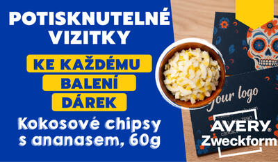 Potisknutelné vizitky Avery