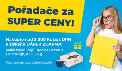 Pořadače za super ceny