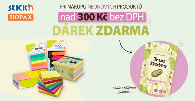 Bločky a záložky Hopax neon